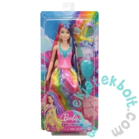 Barbie Dreamtopia - Varázslatos frizura baba - Hercegnő (GTF37-GTF38)