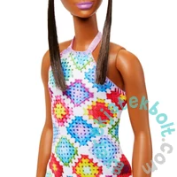 Barbie Fashionistas Barátnő baba - Horgolt ruhában (HJT07)