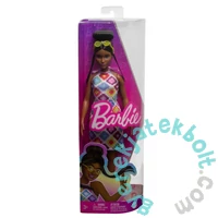 Barbie Fashionistas Barátnő baba - Horgolt ruhában (HJT07)