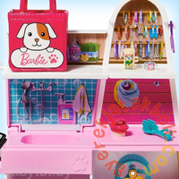 Barbie Kisállat bolt és kozmetika játékszett babával (GRG90)