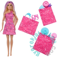 Barbie Party Reveal Meglepetés Szett Csúszdával (JKF66)