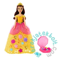 Disney Hercegnők - Virág varázslat - Belle baba (HWB41)
