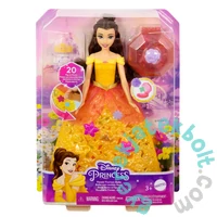 Disney Hercegnők - Virág varázslat - Belle baba (HWB41)