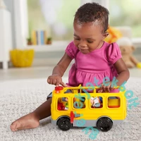Fisher-Price Little People - Iskolabusz figurákkal (GXR97)