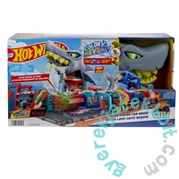 Mattel - Hot Wheels - Cápás autómosó játékszett (HTN82)