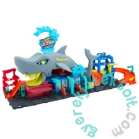 Hot Wheels - Cápás autómosó játékszett (HTN82)