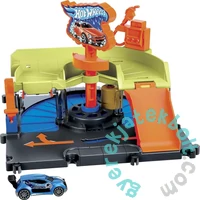 Hot Wheels City - Belvárosi expressz autómosó játékszett (HDR24-HDR27)