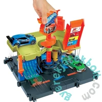 Hot Wheels City - Belvárosi expressz autómosó játékszett (HDR24-HDR27)