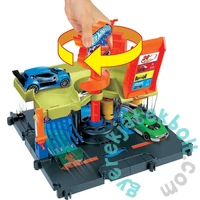 Hot Wheels City - Belvárosi expressz autómosó játékszett (HDR24-HDR27)