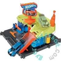 Hot Wheels City - Belvárosi expressz autómosó játékszett (HDR24-HDR27)