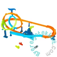 Mattel - Hot Wheels City - Kaszkadőr duplahurok játékszett (JHK73)