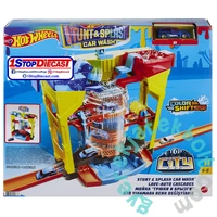 Hot Wheels City Kaszkadőr és autómosó játékszett (GRW37)