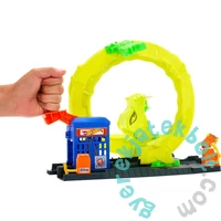 Mattel - Hot Wheels City - Kígyó támadás pályaszett (HDR29-JBM63)