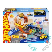 Mattel - Hot Wheels City - Rendőrállomás játékszett (JBM71)