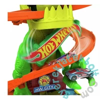 Hot Wheels City - T-Rex Blaze Battle támadás pályaszett (JBM73)