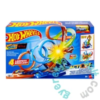 Mattel - Hot Wheels - Dupla - dupla, hurok pálya játékszett (HXR70)