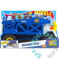 Hot Wheels Monster Trucks - Rhino Mega autószállító kamion (HFB13)