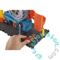 Hot Wheels City - Triplakerék gumiszervíz játékszett (HDP02)