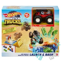 Hot Wheels Monster Trucks zúzás játékszett (GVK08)