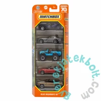 Matchbox 5 db-os kisautó készlet - Blue Highways III