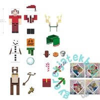 Minecraft Adventi naptár játékszett (HXM86)