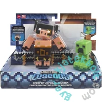 Minecraft Legends akciófigura készlet - Creeper vs. Piglin Bruiser (GYR99)