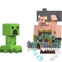 Minecraft Legends akciófigura készlet - Creeper vs. Piglin Bruiser (GYR99)
