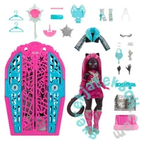 Mattel - Monster High - Szörnyen jóbarátok titkai - Rémes nyomozás - Catty Noir (JBG82)