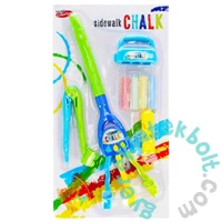 Mega Creative - Aszfaltkréta nagy szett hullámrajzolóval