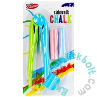 Mega Creative - Aszfaltkréta rajzolószett körzővel