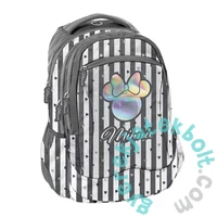 Paso - BeUniq Minnie Mouse iskolatáska, hátizsák - 3 rekeszes - Minnie Silver (DM22SS-2808)