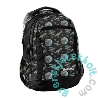 BeUniq Dinoszauruszos iskolatáska, hátizsák - 3 rekeszes