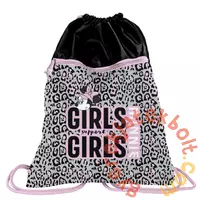 Minnie Mouse zsinóros hátizsák, tornazsák - Girls support girls