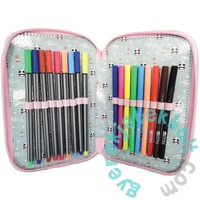 Panda felszerelt, 3 emeletes tolltartó - Love