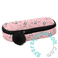 Panda ovális tolltartó - Pink
