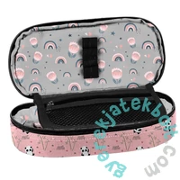 Panda ovális tolltartó - Pink