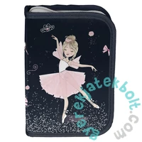 Balerina felszerelt kihajtható tolltartó - fekete (PP24DN-P001)