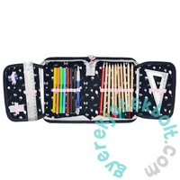 Balerina felszerelt kihajtható tolltartó - fekete (PP24DN-P001)