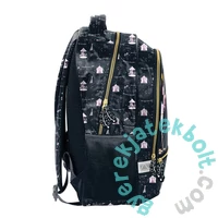 Paso - Balerina hátizsák, iskolatáska - Black-Gold (PP23BN-260)