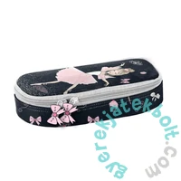 Balerina ovális tolltartó - fekete (PP24DN-013)