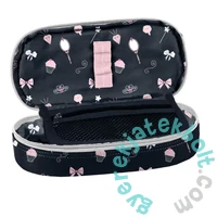 Balerina ovális tolltartó - fekete (PP24DN-013)