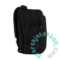 BeUniq Fekete iskolatáska, hátizsák - 3 rekeszes (BUBL-2808)