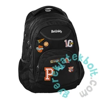 BeUniq hátizsák, iskolatáska - 3 rekeszes - Leauge - Fekete (BU25BL-2708)