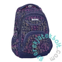 BeUniq hátizsák, iskolatáska - 3 rekeszes - Pillangók (BU24HO-2708)