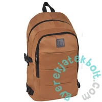 BeUniq iskolatáska, hátizsák - 2 rekeszes - barna (PPBR-1080)