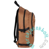 BeUniq iskolatáska, hátizsák - 2 rekeszes - barna (PPBR-1080)