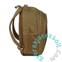 BeUniq iskolatáska, hátizsák - 2 rekeszes - barna (PPNU-7006)