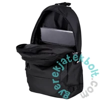 BeUniq iskolatáska, hátizsák - 2 rekeszes - fekete (PPBL-1080)