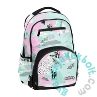 BeUniq iskolatáska, hátizsák - 2 rekeszes - Mint, pink (BU25AB-2804)