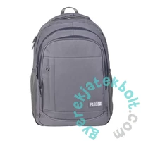 BeUniq iskolatáska, hátizsák - 2 rekeszes - szürke (PPBL-7006)